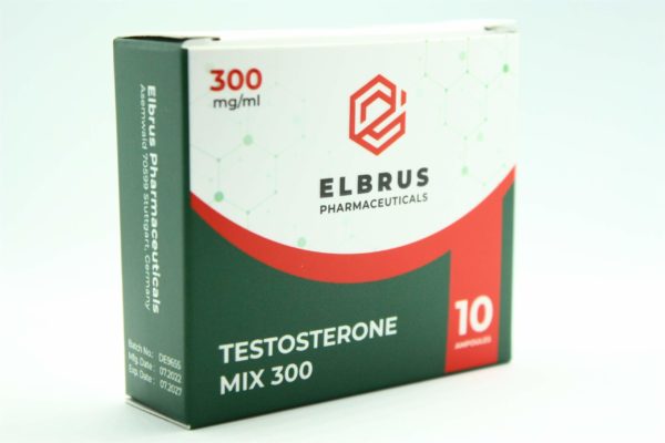 Testosterone Mix (Elbrus Pharmaceuticals) (10 Phiolen x 300mg)